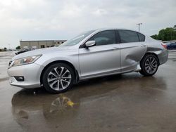 Salvage cars for sale at Wilmer, TX auction: 2014 Honda Accord Sport