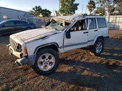 Salvage cars for sale from Copart San Diego, CA: 2001 Jeep Cherokee Sport