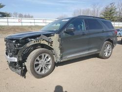 Salvage cars for sale from Copart Davison, MI: 2023 Ford Explorer XLT