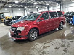 Salvage cars for sale at Ham Lake, MN auction: 2014 Dodge Grand Caravan SE