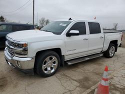 Salvage cars for sale from Copart Pekin, IL: 2017 Chevrolet Silverado K1500 LTZ