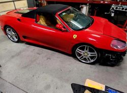 Salvage cars for sale from Copart Lebanon, TN: 2003 Ferrari 360 Spider