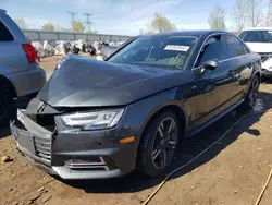 Salvage cars for sale at Elgin, IL auction: 2017 Audi A4 Premium Plus