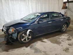 Chevrolet salvage cars for sale: 2012 Chevrolet Malibu 1LT