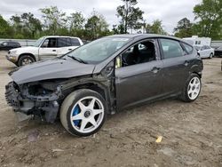 Salvage cars for sale at Hampton, VA auction: 2017 Ford Focus ST