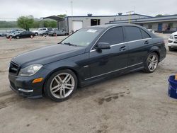 Mercedes-Benz C 250 salvage cars for sale: 2012 Mercedes-Benz C 250