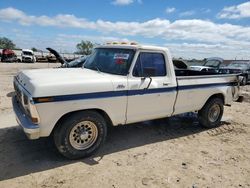 Salvage cars for sale from Copart Haslet, TX: 1979 Ford F250 PU
