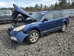 Salvage cars for sale at Windham, ME auction: 2010 Subaru Outback 3.6R Limited