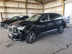 Salvage cars for sale from Copart Phoenix, AZ: 2020 Infiniti QX60 Luxe