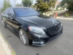 Salvage cars for sale from Copart Los Angeles, CA: 2017 Mercedes-Benz S 550E