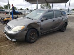 Salvage cars for sale from Copart San Diego, CA: 2006 Toyota Corolla Matrix XR