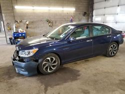 Salvage cars for sale at Angola, NY auction: 2017 Honda Accord EX