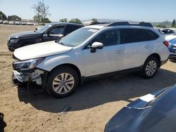 Salvage cars for sale at auction: 2018 Subaru Outback 2.5I Premium