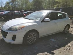 Salvage cars for sale at Waldorf, MD auction: 2012 Mazda 3 I