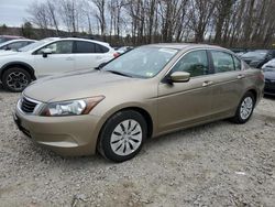Salvage cars for sale at Candia, NH auction: 2009 Honda Accord LX