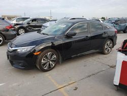 Salvage cars for sale at Grand Prairie, TX auction: 2018 Honda Civic EX