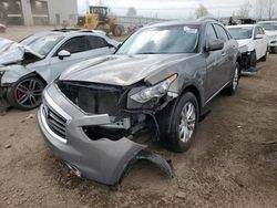 Salvage cars for sale from Copart Elgin, IL: 2012 Infiniti FX35