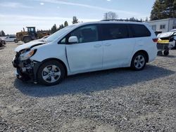 Salvage cars for sale at Graham, WA auction: 2015 Toyota Sienna LE