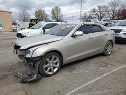 Salvage cars for sale at Moraine, OH auction: 2015 Cadillac ATS Luxury