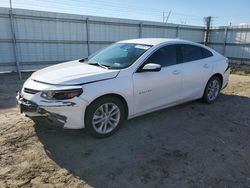 Chevrolet salvage cars for sale: 2018 Chevrolet Malibu LT