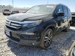 Honda Pilot Touring salvage cars for sale: 2017 Honda Pilot Touring