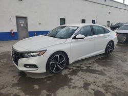 Honda salvage cars for sale: 2018 Honda Accord Sport