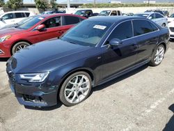 Salvage cars for sale at Rancho Cucamonga, CA auction: 2018 Audi A4 Premium Plus