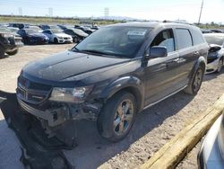 Salvage cars for sale from Copart Tucson, AZ: 2016 Dodge Journey Crossroad