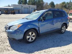 Salvage cars for sale from Copart Mendon, MA: 2015 Subaru Forester 2.5I Premium