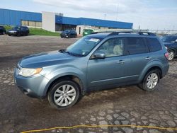 Salvage cars for sale at Woodhaven, MI auction: 2012 Subaru Forester 2.5X Premium