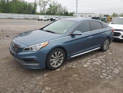 Salvage cars for sale at Cahokia Heights, IL auction: 2015 Hyundai Sonata Sport