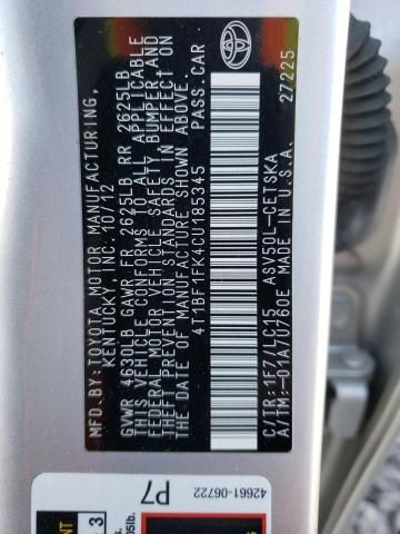 2012 Toyota Camry Base