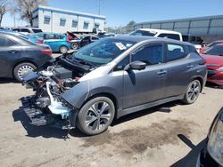 Nissan salvage cars for sale: 2022 Nissan Leaf SV Plus