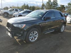 Salvage cars for sale from Copart Denver, CO: 2022 Audi Q3 Premium S Line 45