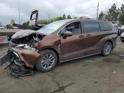Salvage Cars with No Bids Yet For Sale at auction: 2021 Toyota Sienna LE