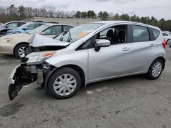 Salvage cars for sale from Copart Exeter, RI: 2015 Nissan Versa Note S