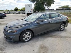 Salvage cars for sale from Copart Orlando, FL: 2018 Chevrolet Malibu LS