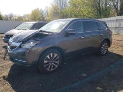 Salvage cars for sale from Copart Windsor, NJ: 2014 Acura MDX Technology