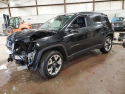 Salvage cars for sale from Copart Lansing, MI: 2018 Jeep Compass Limited