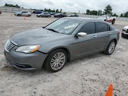 Salvage cars for sale at Houston, TX auction: 2013 Chrysler 200 Limited