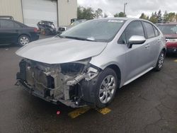 Salvage cars for sale at Woodburn, OR auction: 2020 Toyota Corolla LE