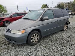 Salvage cars for sale at Mebane, NC auction: 2002 Honda Odyssey EX