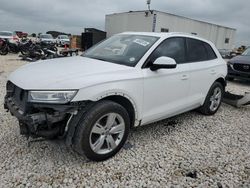 Salvage cars for sale from Copart New Braunfels, TX: 2018 Audi Q5 Premium