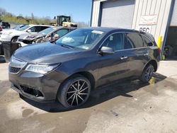 Salvage cars for sale at Duryea, PA auction: 2015 Acura MDX Technology