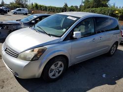 Salvage cars for sale at San Martin, CA auction: 2007 Nissan Quest S