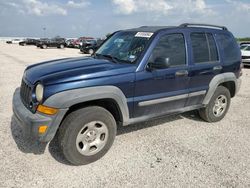 Salvage cars for sale from Copart San Antonio, TX: 2006 Jeep Liberty Sport