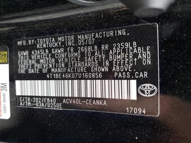 2007 Toyota Camry CE