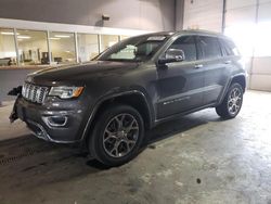 Salvage SUVs for sale at auction: 2019 Jeep Grand Cherokee Overland