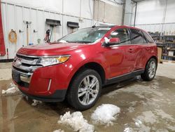 Salvage cars for sale at Mcfarland, WI auction: 2012 Ford Edge Limited