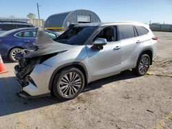 Salvage cars for sale at Wichita, KS auction: 2021 Toyota Highlander Platinum